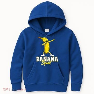 Banana Squad Funny Dabbing Kids Hoodie