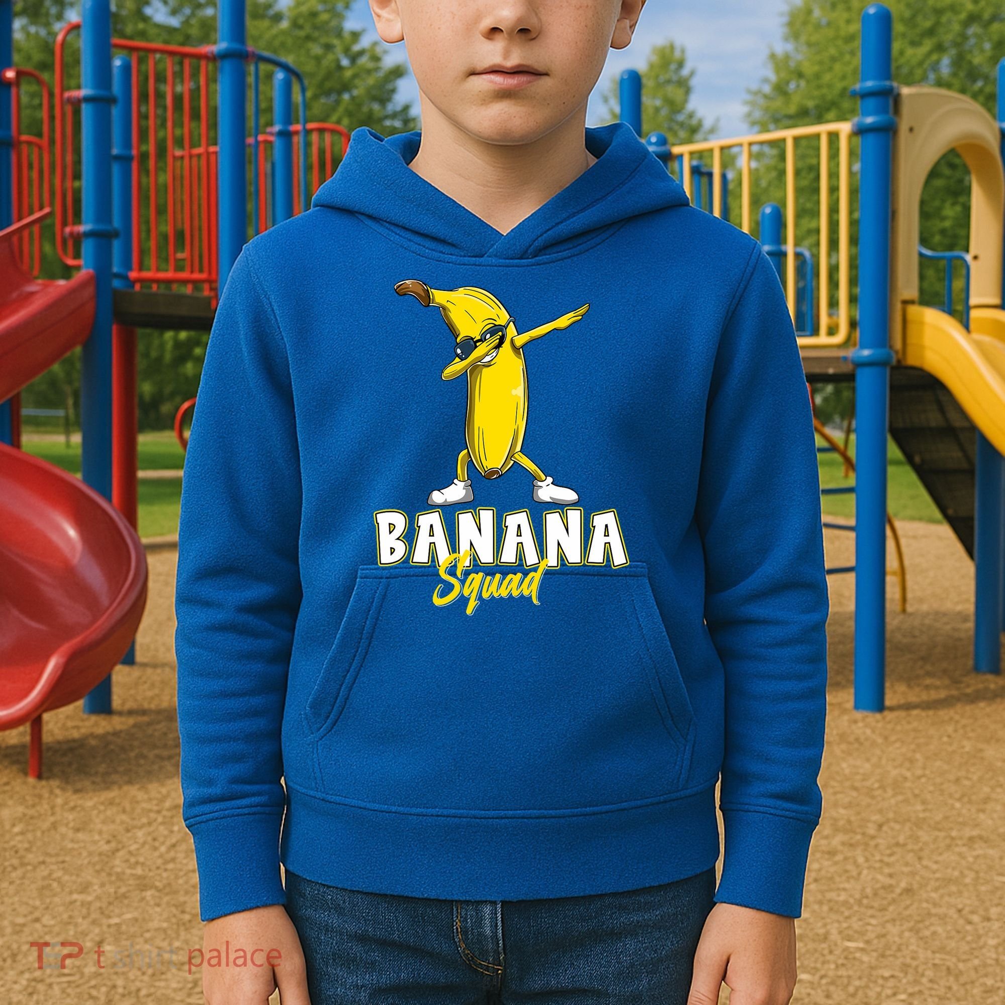 Banana Squad Funny Dabbing Kids Hoodie