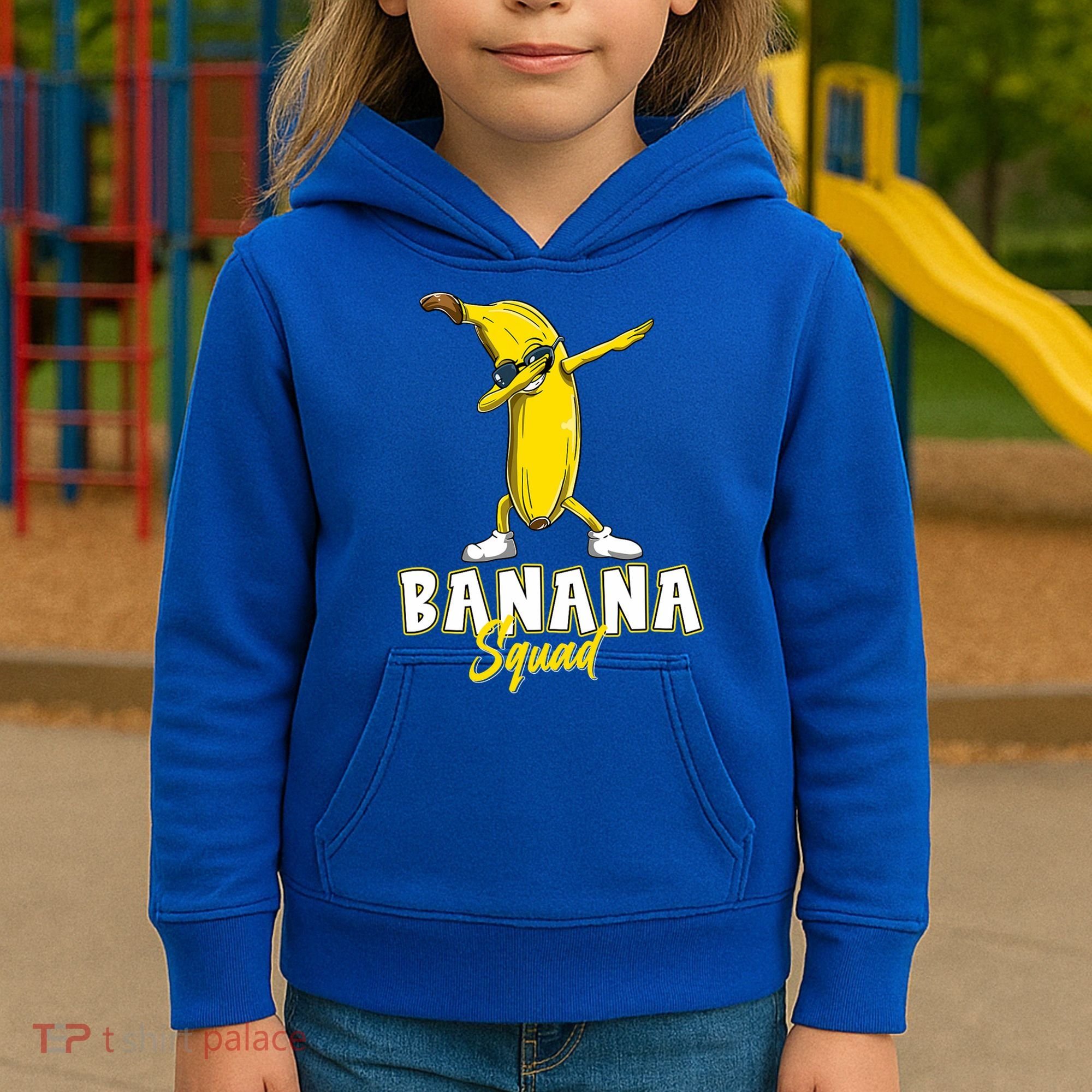 Banana Squad Funny Dabbing Kids Hoodie