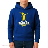 Banana Squad Funny Dabbing Kids Hoodie thumb 4
