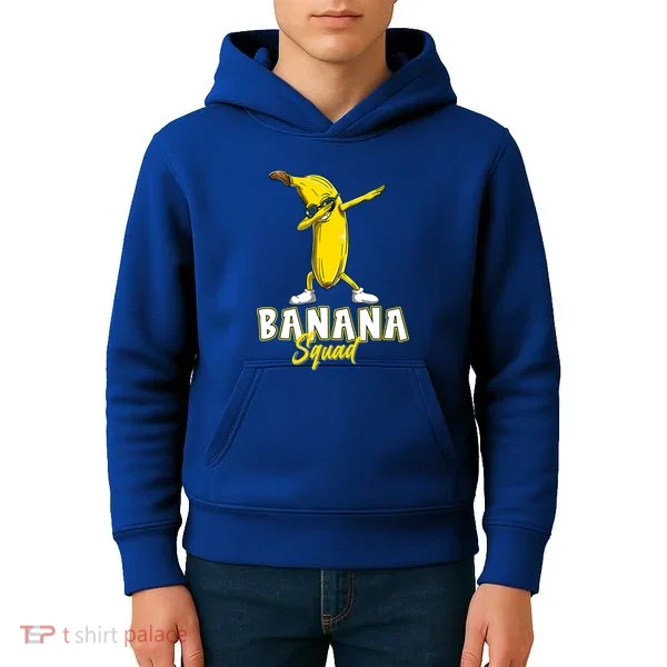 Banana Squad Funny Dabbing Kids Hoodie