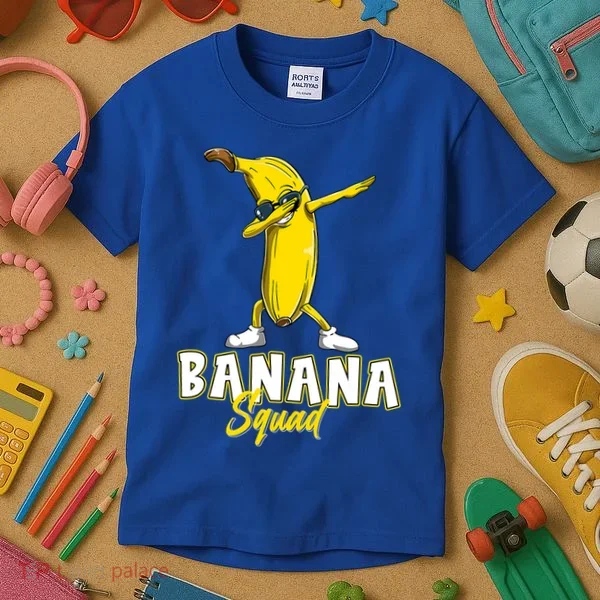 Banana Squad Funny Dabbing Kids T-Shirt