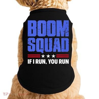 BOOM SQUAD Fireworks Director 4th of July Gift Doggie Tank