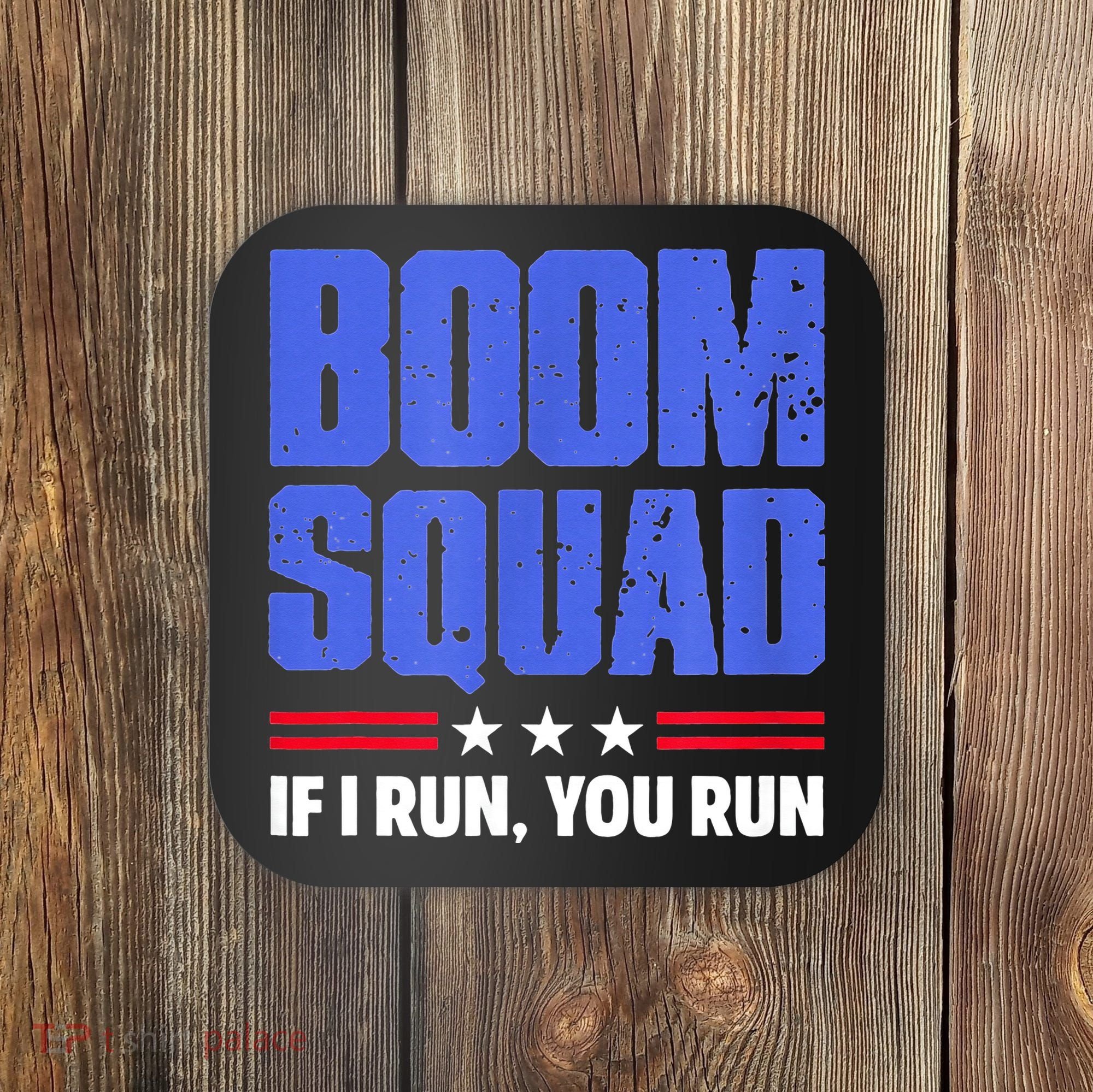 BOOM SQUAD Fireworks Director 4th of July Gift Coaster