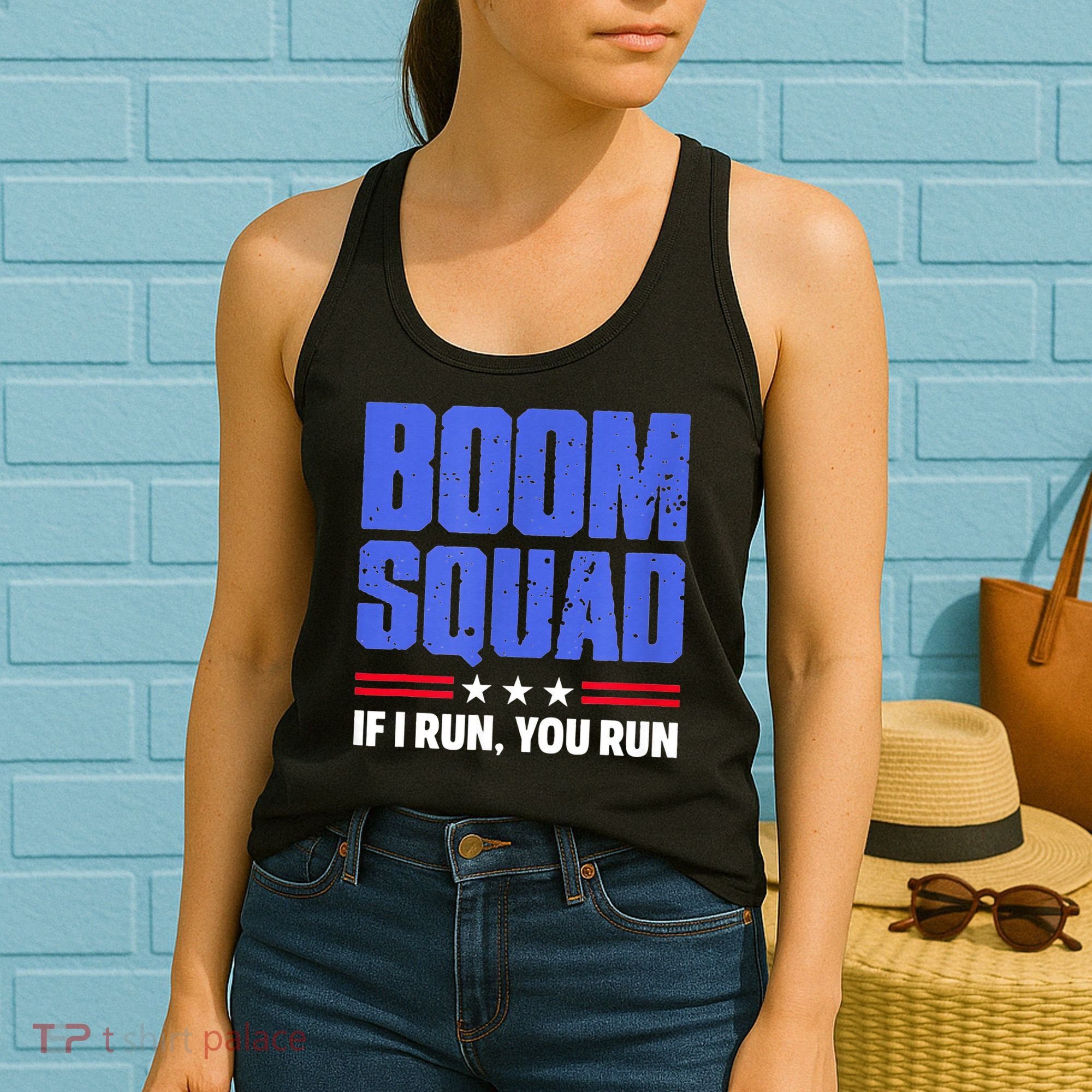 BOOM SQUAD Fireworks Director 4th of July Gift Women's Tank Top