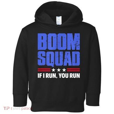BOOM SQUAD Fireworks Director 4th of July Gift Toddler Hoodie