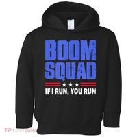 BOOM SQUAD Fireworks Director 4th of July Gift Toddler Hoodie thumb 0