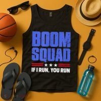 BOOM SQUAD Fireworks Director 4th of July Gift Tank Top thumb 4