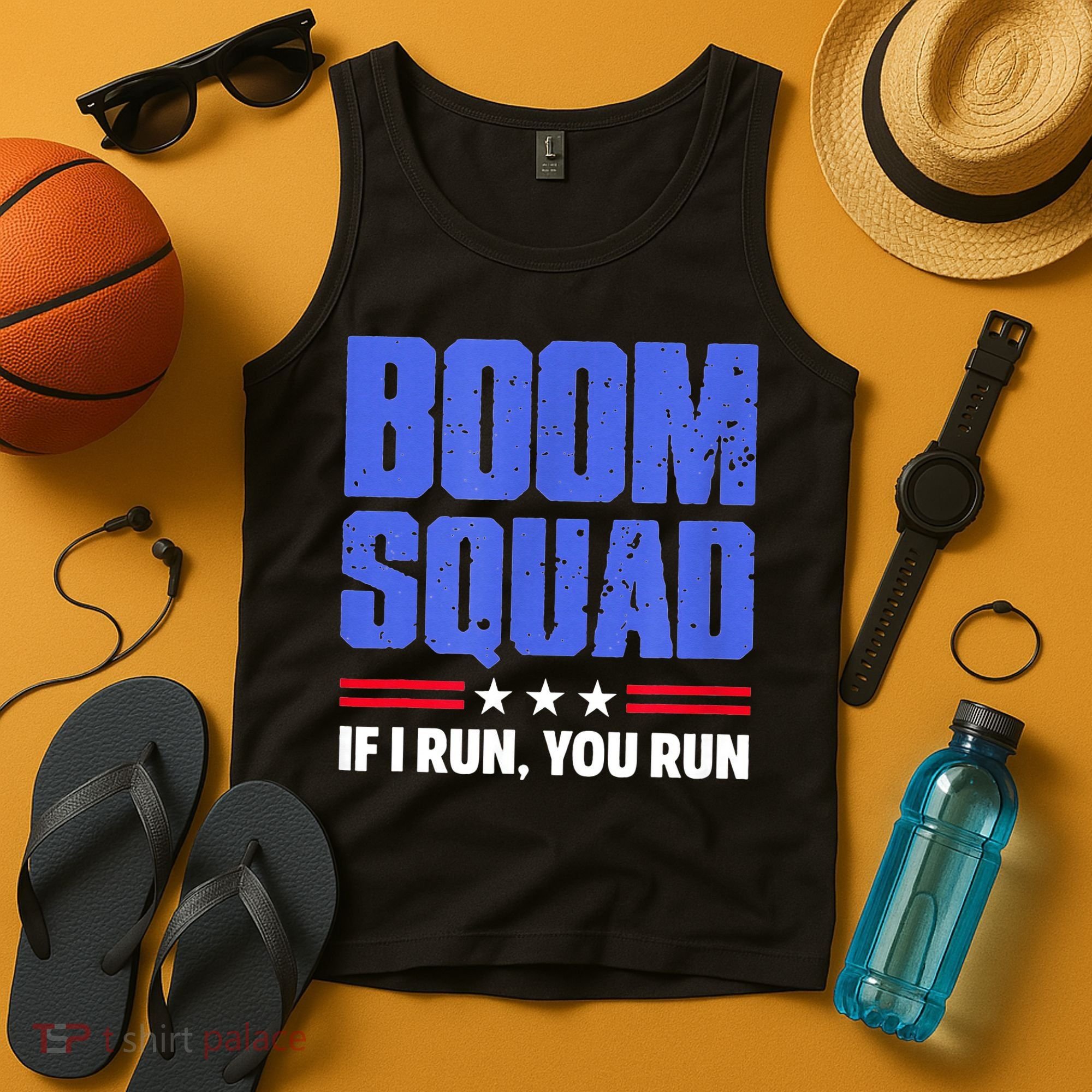 BOOM SQUAD Fireworks Director 4th of July Gift Tank Top