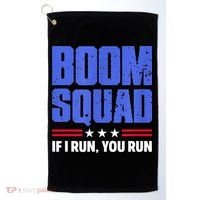 BOOM SQUAD Fireworks Director 4th of July Gift Golf Towel thumb 0
