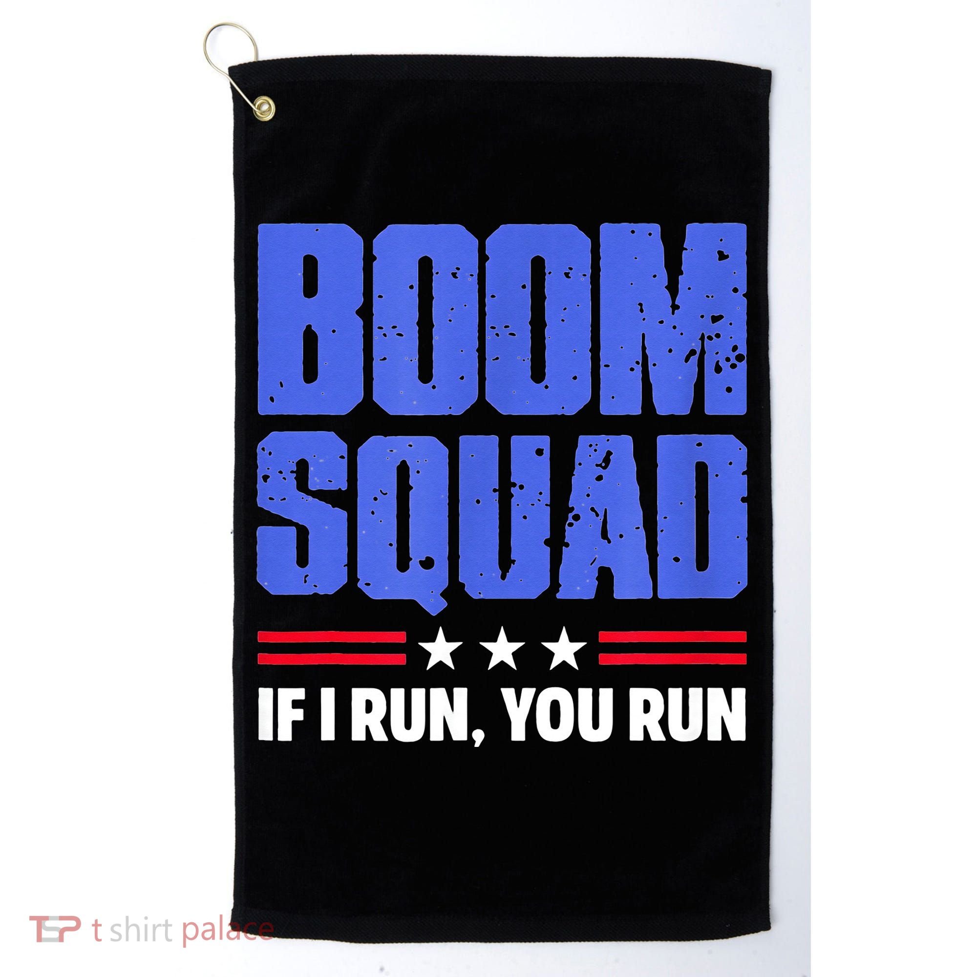 BOOM SQUAD Fireworks Director 4th of July Gift Golf Towel