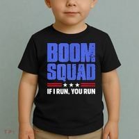 BOOM SQUAD Fireworks Director 4th of July Gift Toddler T-Shirt thumb 2