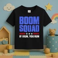 BOOM SQUAD Fireworks Director 4th of July Gift Toddler T-Shirt thumb 3