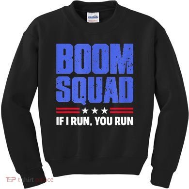BOOM SQUAD Fireworks Director 4th of July Gift Kids Sweatshirt