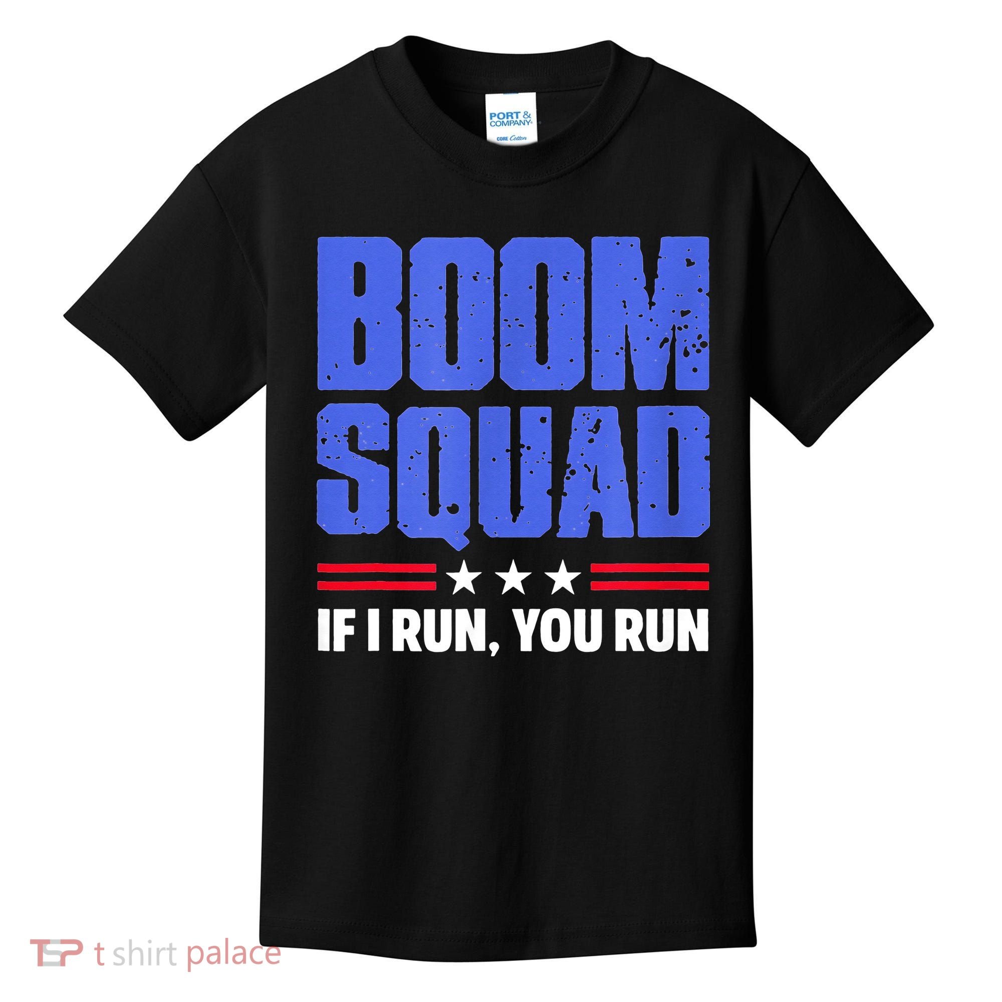 BOOM SQUAD Fireworks Director 4th of July Gift Kids T-Shirt