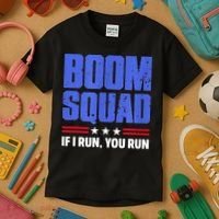 BOOM SQUAD Fireworks Director 4th of July Gift Kids T-Shirt thumb 3