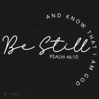Be Still Faith Religious Jesus Christian Men Women Gifts T-Shirt thumb 7
