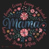 Boho Style Floral Mama She Is Mom Mothers Day Women's Sweatshirt thumb 2