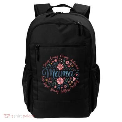 Boho Style Floral Mama She Is Mom Mothers Day Backpack