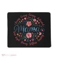 Boho Style Floral Mama She Is Mom Mothers Day Mousepad thumb 0