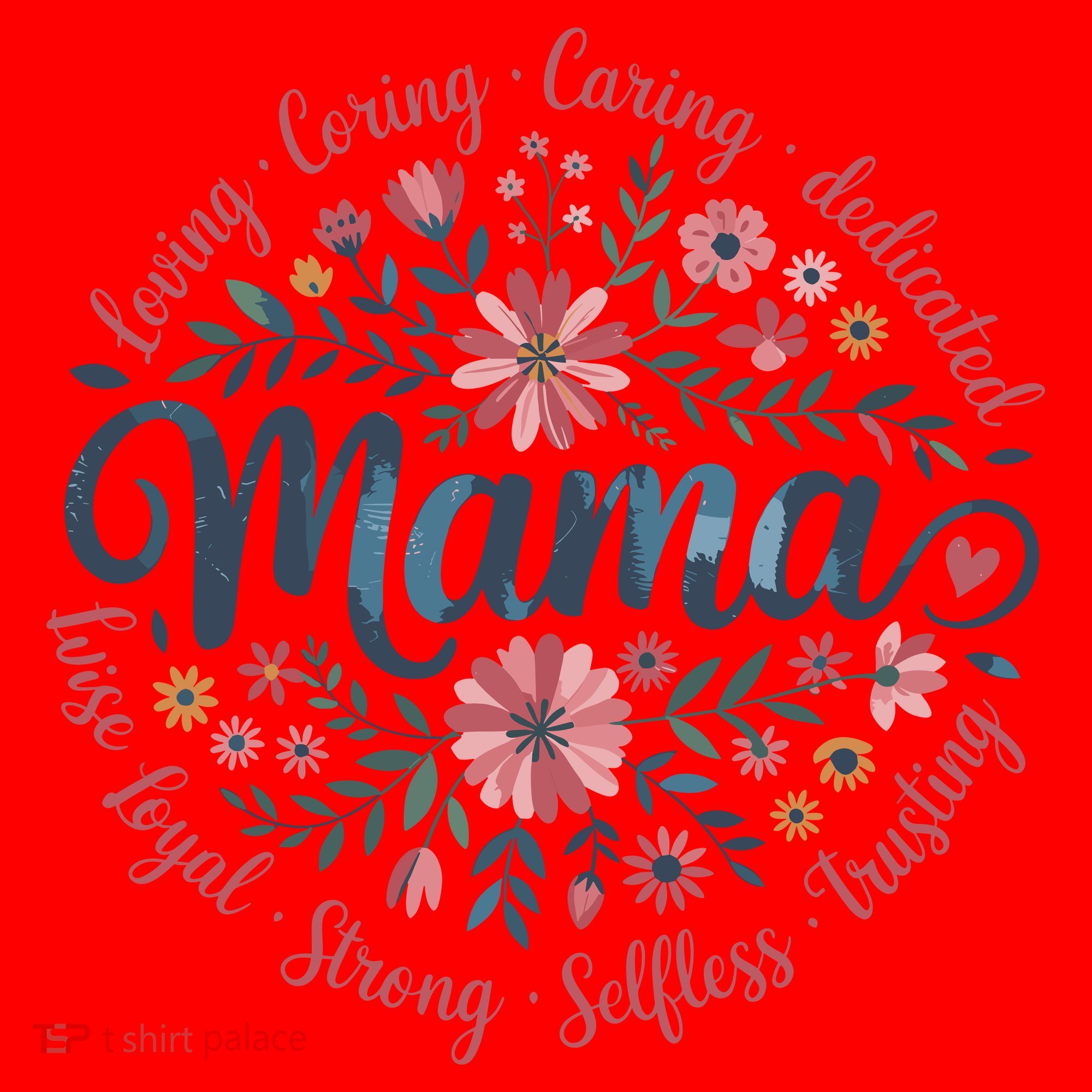 Boho Style Floral Mama She Is Mom Mothers Day Santa Hat