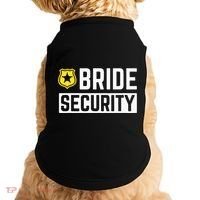 Bride Security Funny Wedding Bridal Party Doggie Tank thumb 0