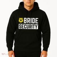 Bride Security Funny Wedding Bridal Party Hoodie thumb 2