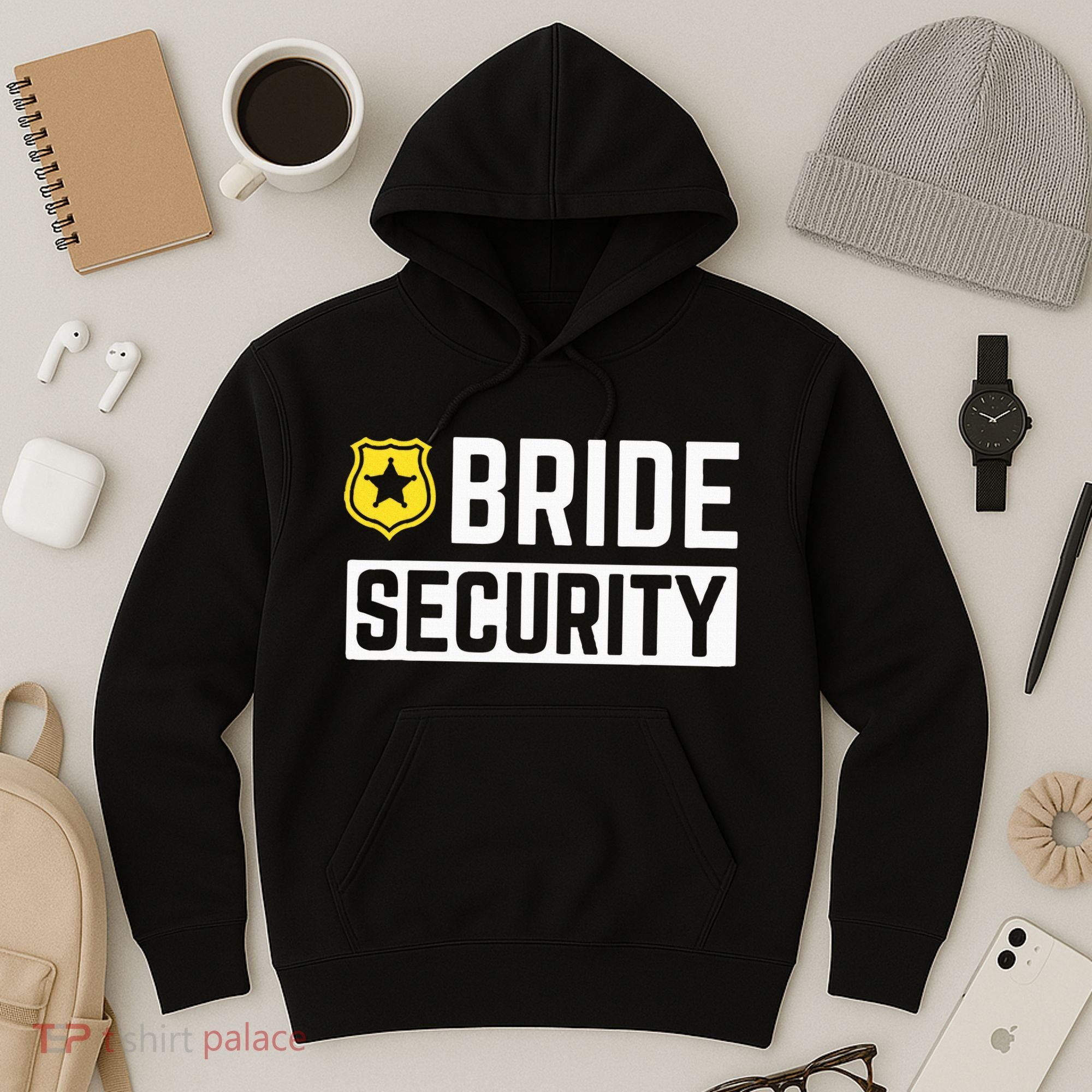 Bride Security Funny Wedding Bridal Party Hoodie