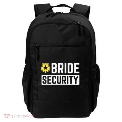 Bride Security Funny Wedding Bridal Party Backpack