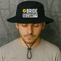 Bride Security Funny Wedding Bridal Party Bucket Hat thumb 2