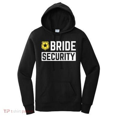 Bride Security Funny Wedding Bridal Party Women's Hoodie