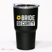 Bride Security Funny Wedding Bridal Party Tumbler thumb 0