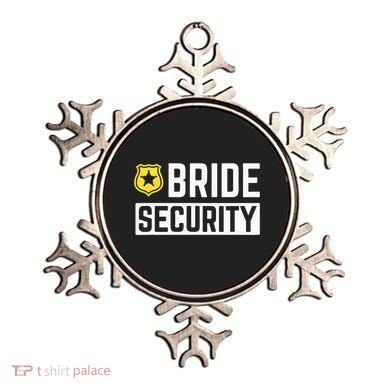 Bride Security Funny Wedding Bridal Party Ornament