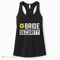 Bride Security Funny Wedding Bridal Party Women's Tank Top thumb 0