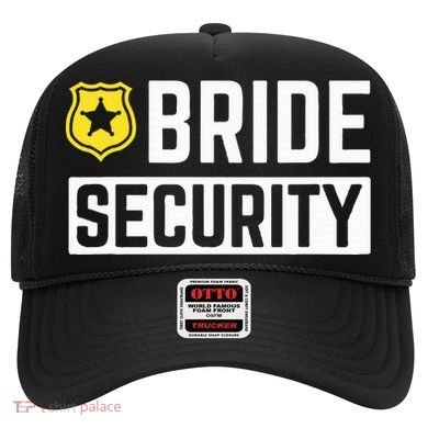 Bride Security Funny Wedding Bridal Party Hat