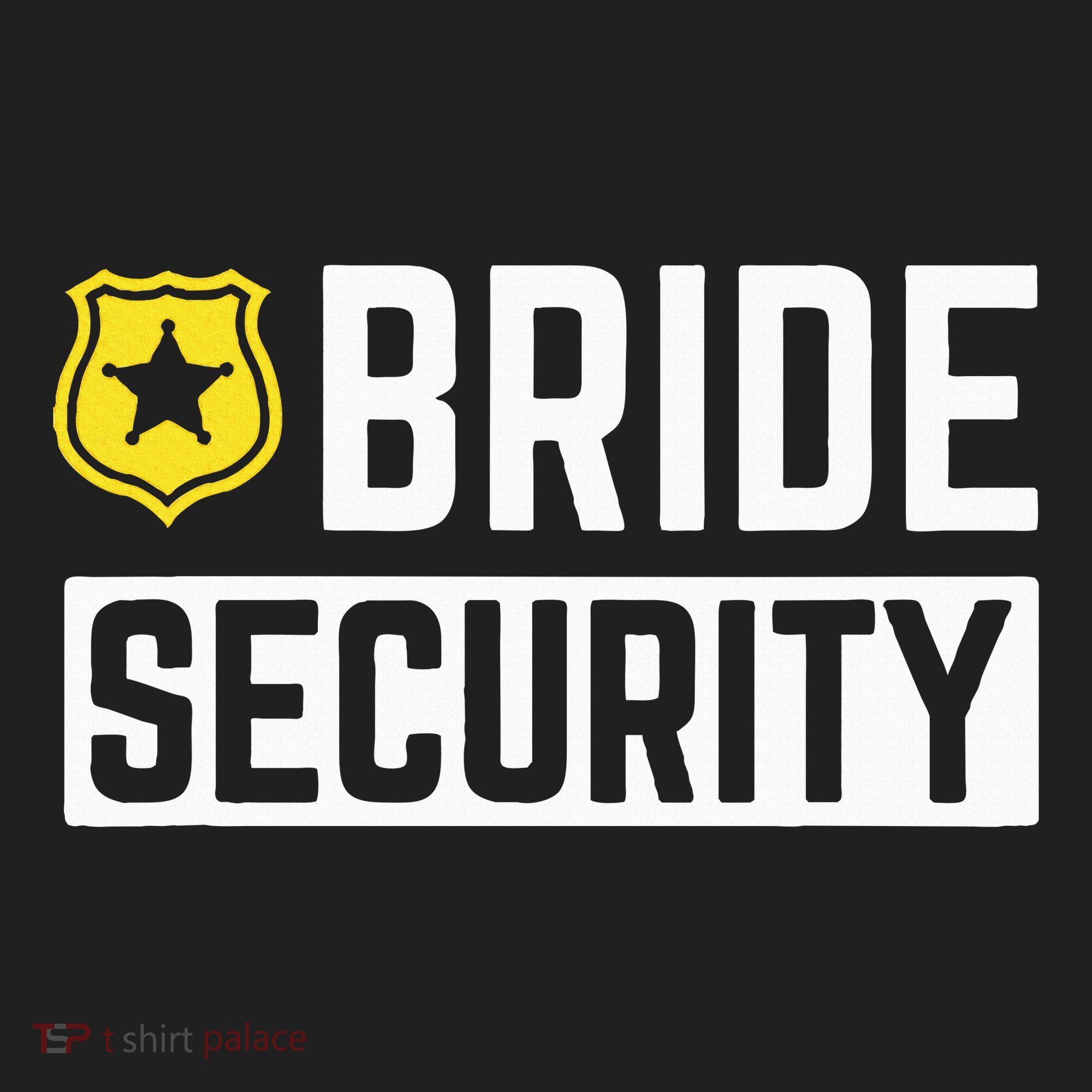Bride Security Funny Wedding Bridal Party Hat