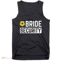 Bride Security Funny Wedding Bridal Party Tank Top thumb 0