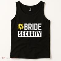 Bride Security Funny Wedding Bridal Party Tank Top thumb 2