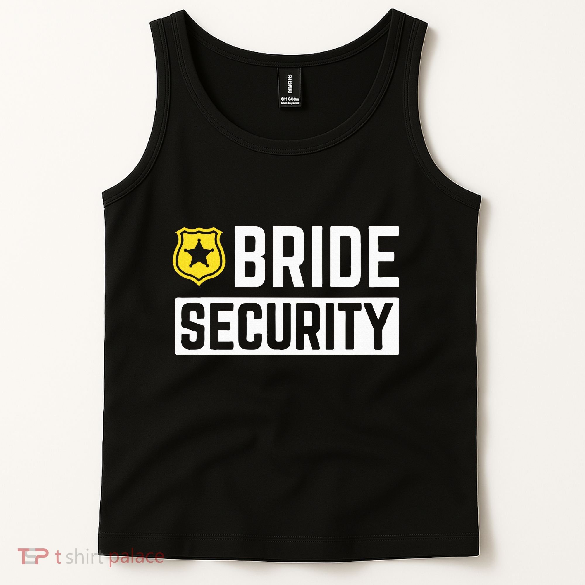 Bride Security Funny Wedding Bridal Party Tank Top