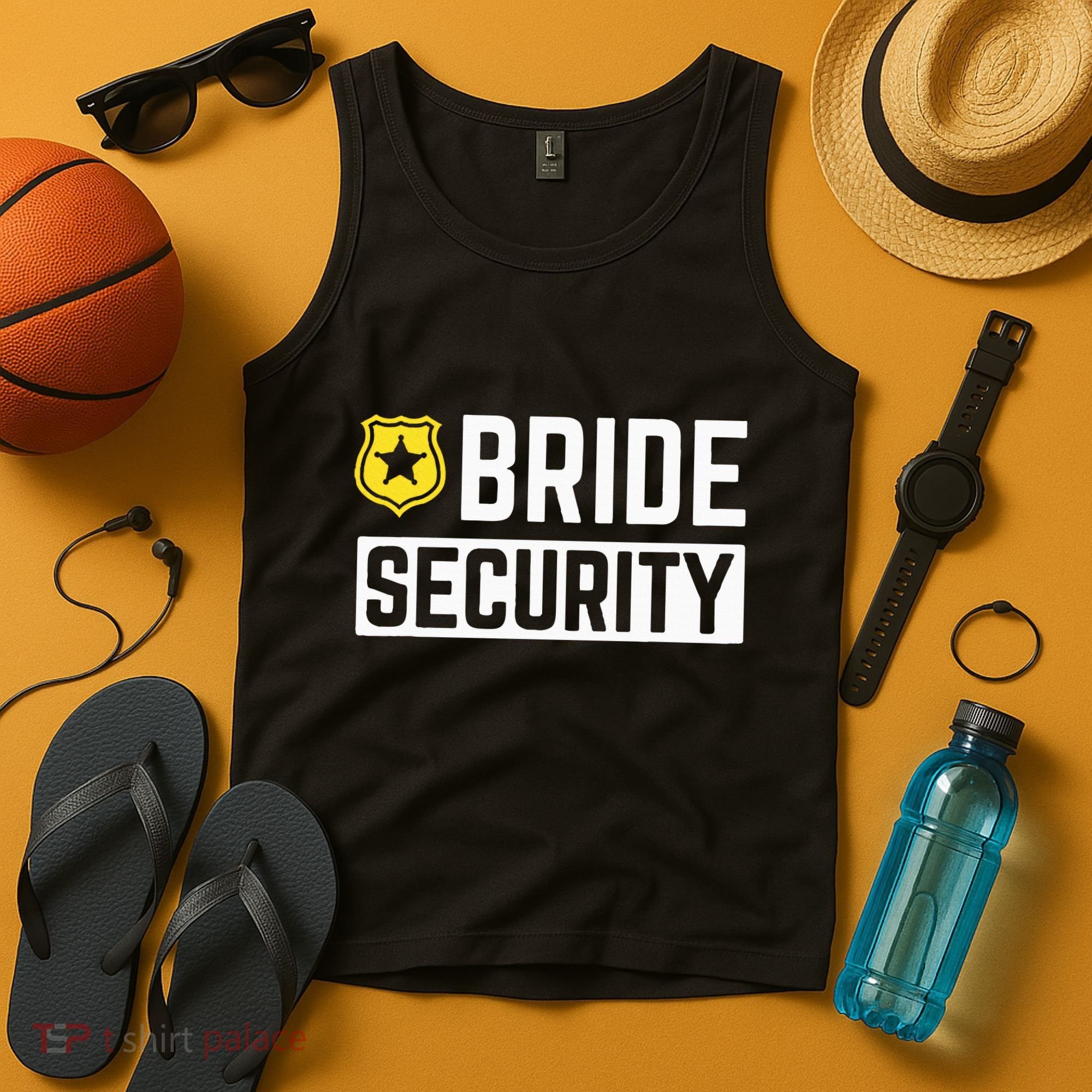 Bride Security Funny Wedding Bridal Party Tank Top