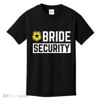 Bride Security Funny Wedding Bridal Party Kids T-Shirt thumb 0