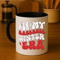 Baseball Sister Funny Women Mothers Day Coffee Mug thumb 4
