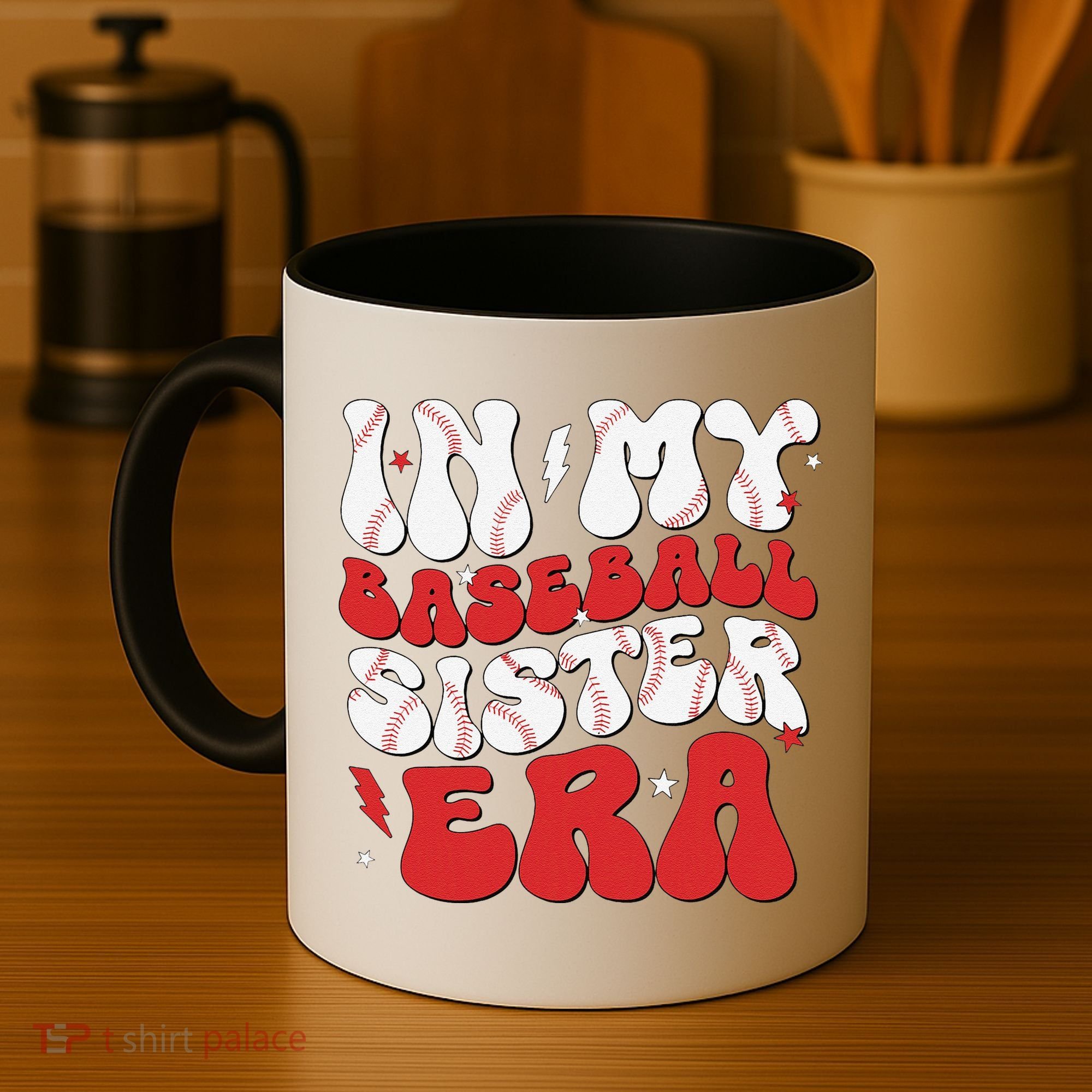 Baseball Sister Funny Women Mothers Day Coffee Mug
