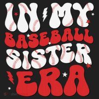 Baseball Sister Funny Women Mothers Day Tumbler thumb 3