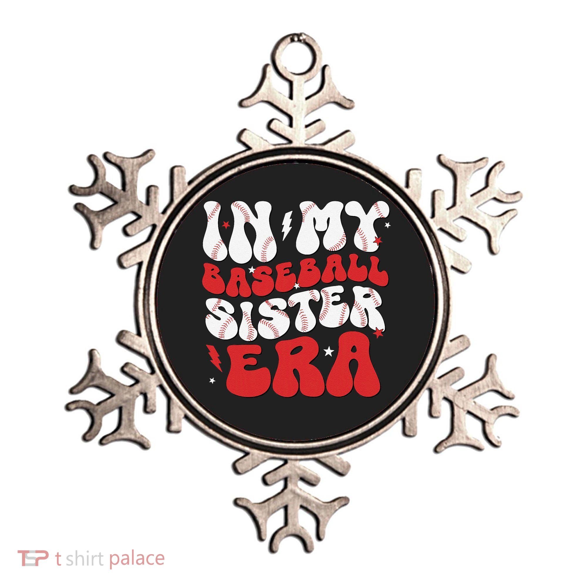 Baseball Sister Funny Women Mothers Day Ornament
