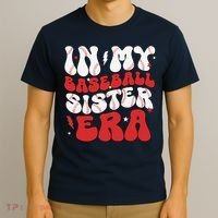 Baseball Sister Funny Women Mothers Day T-Shirt thumb 3