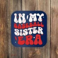 Baseball Sister Funny Women Mothers Day Coaster thumb 0