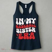Baseball Sister Funny Women Mothers Day Women's Tank Top thumb 3