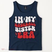 Baseball Sister Funny Women Mothers Day Tank Top thumb 2