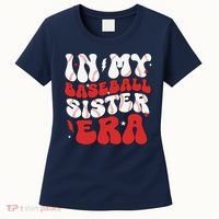 Baseball Sister Funny Women Mothers Day Women's T-Shirt thumb 0